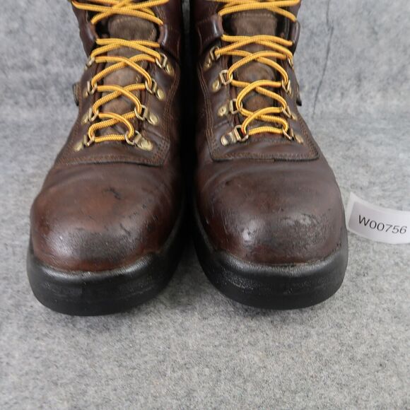 Red Wing Shoes Mens 12 Work Boot Leather Irish Setter Safety Toe Waterproof Ely - Picture 6 of 16